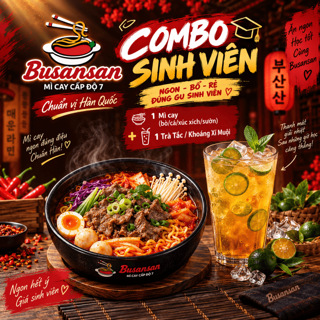 Combo sinh viên
